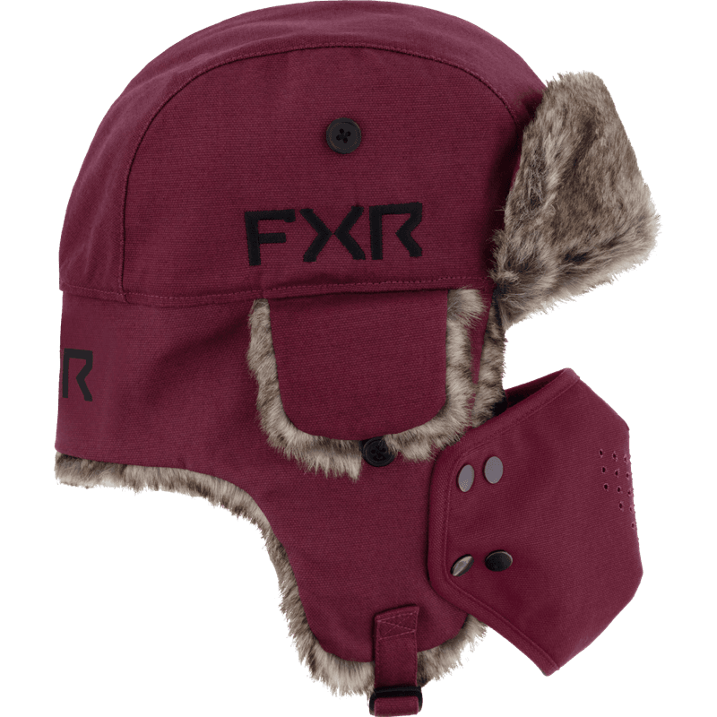 FXR Trapper Hat 25, merlot/black