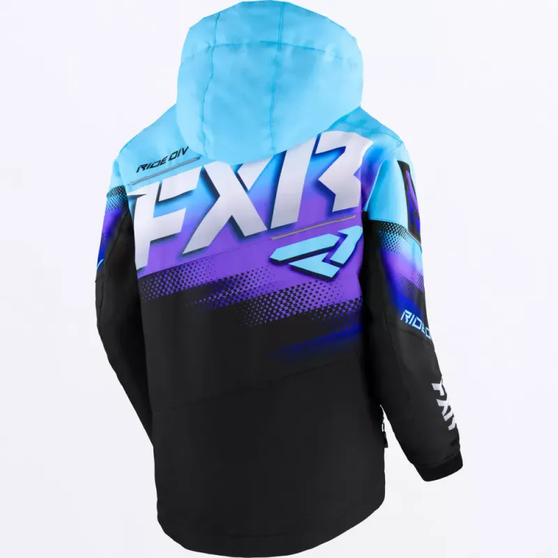 FXR Ch Boost Jacket 23, black/sky purple fade