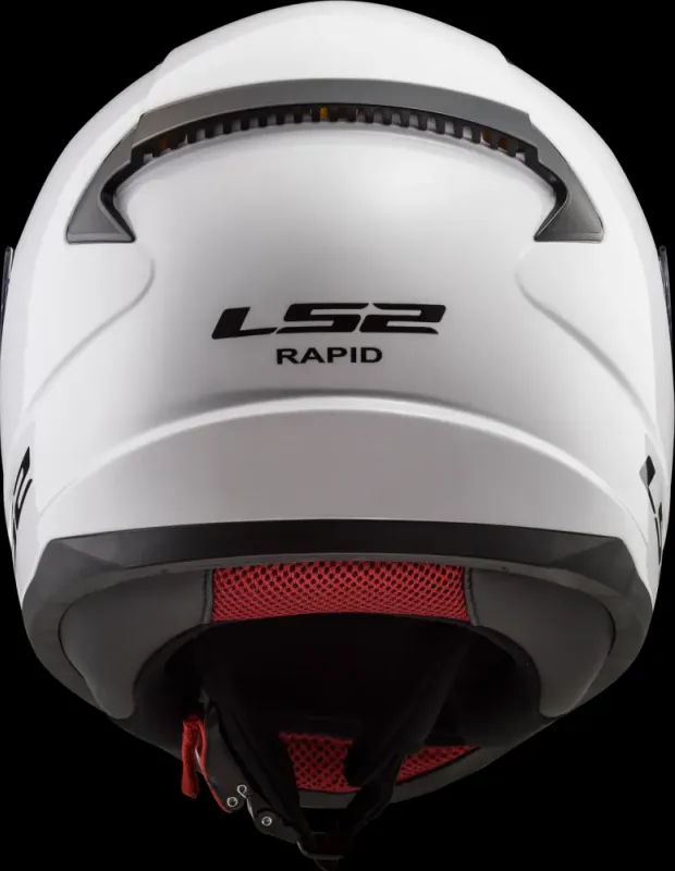 LS2 FF353 Rapid MC-Hjelm, gloss hvit