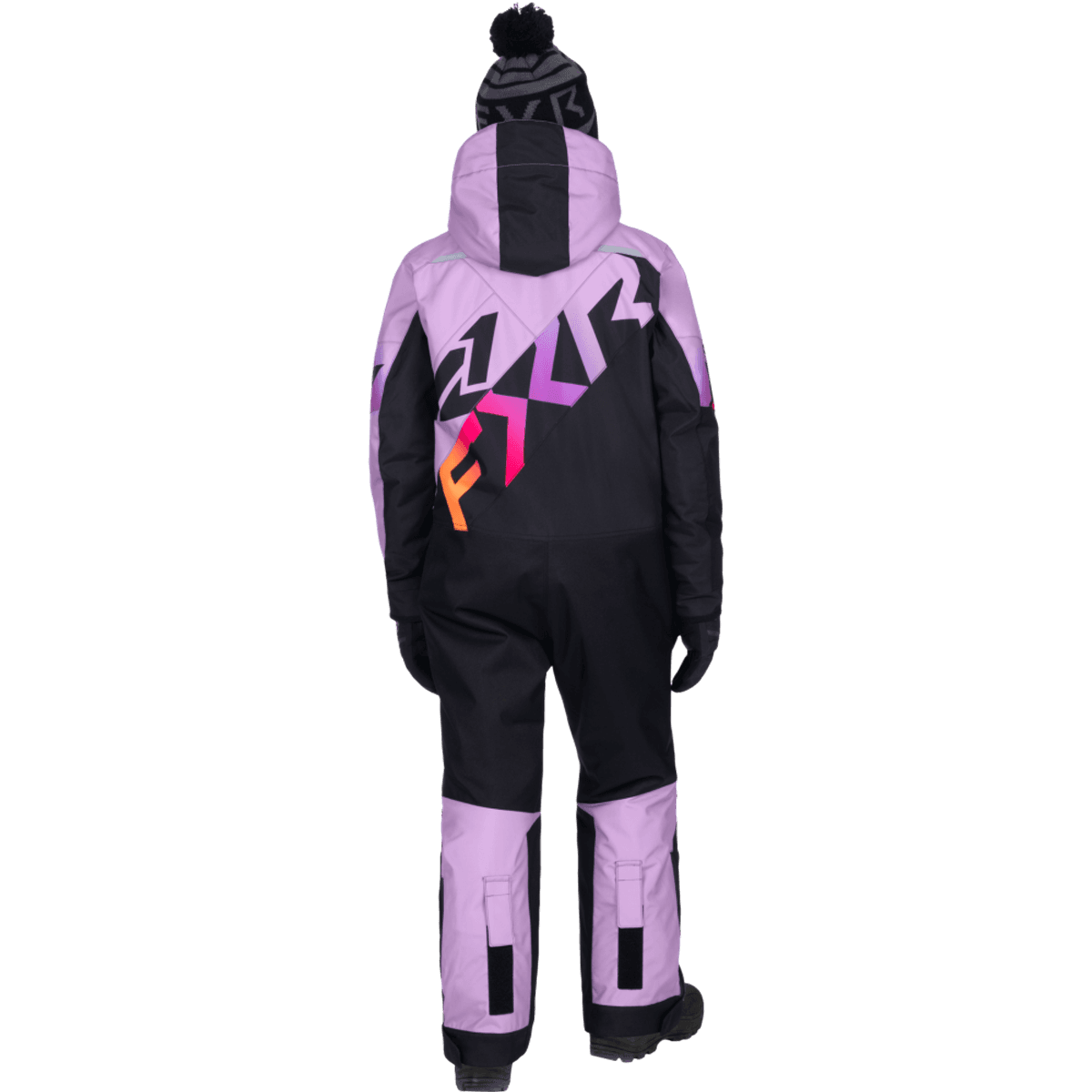 FXR Yth Cold Cross CX Monosuit 26, black/lilac glow