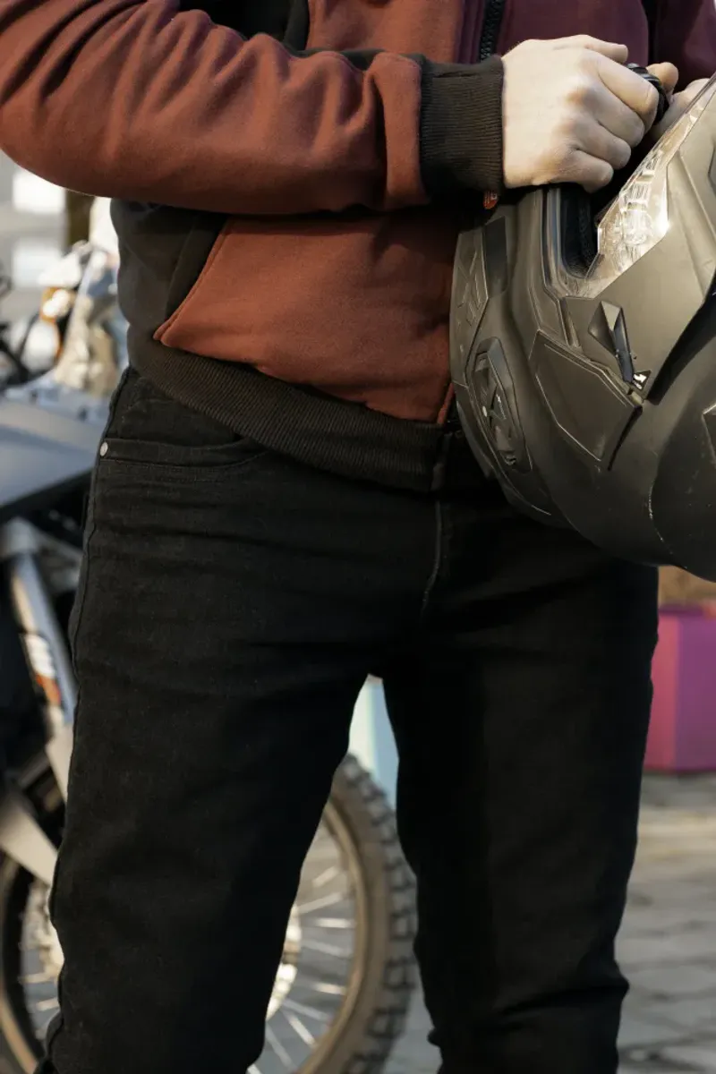 Bullfighter Cobra Kevlar MC-Jeans, svart. Lengde: 34