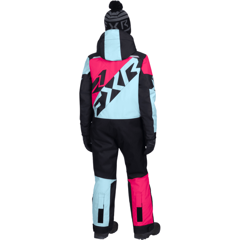 FXR Yth Cold Cross CX Monosuit 26, maui blue/razz