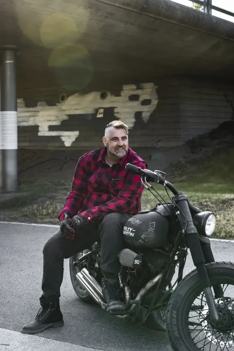 Bullfighter Cobra Kevlar MC-Jeans, mørkegrå. Lengde: 32 