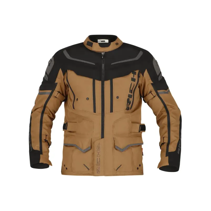 Richa Infinity 2 Adventure MC-Jakke, camel/svart