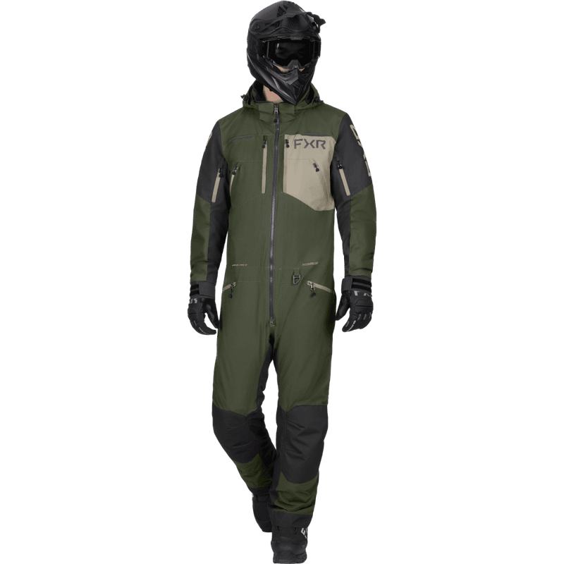 FXR M Vertical MTX Lite Monosuit 26, army/asphalt/stone