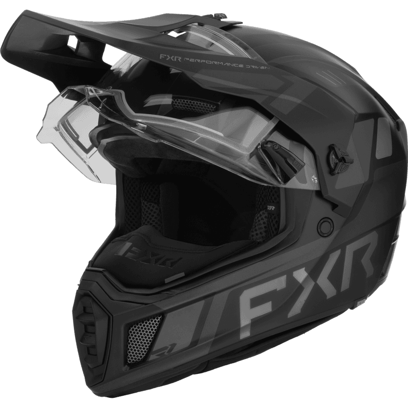 FXR Clutch X Helmet W/E Shield 26, black ops