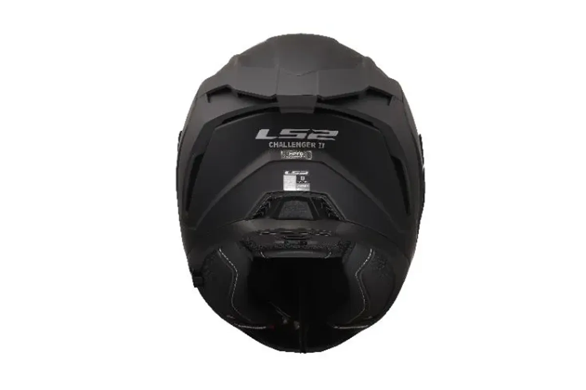 LS2 FF817 Challenger II MC-Hjelm, matt svart