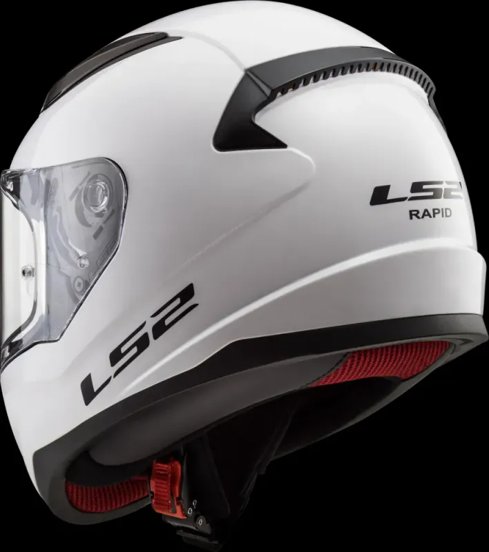 LS2 FF353 Rapid MC-Hjelm, gloss hvit