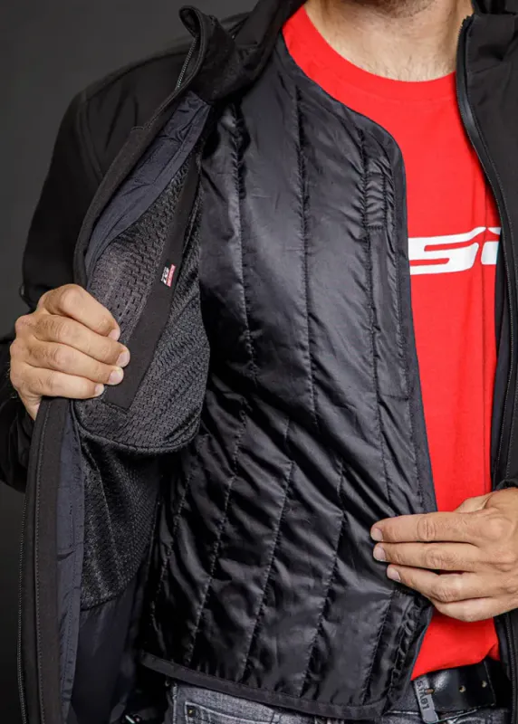 LS2 Bolton Softshell MC-Jakke, svart