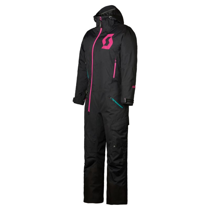 Scott Back-X Monosuit, sort/rosa