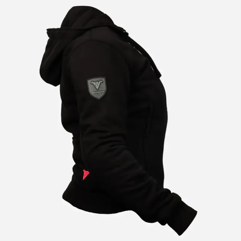 Bullfighter Atlas Dame Hoodie, svart/rosa