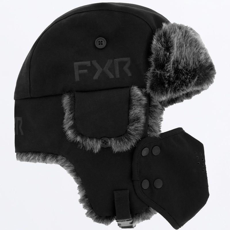 FXR Trapper Hat 27, black