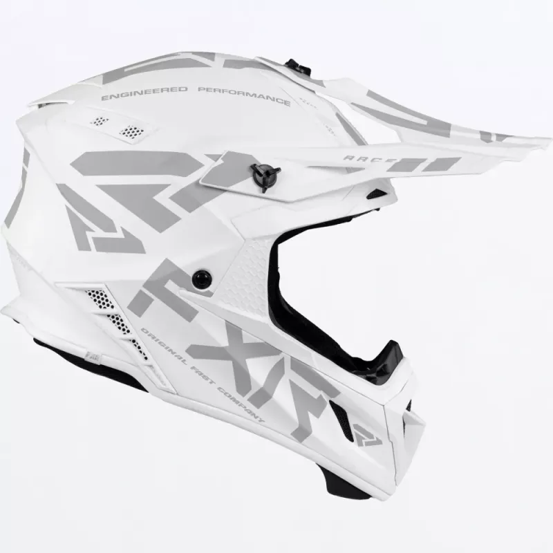 FXR Helium Prime Helmet W/Auto Buckle 23, white