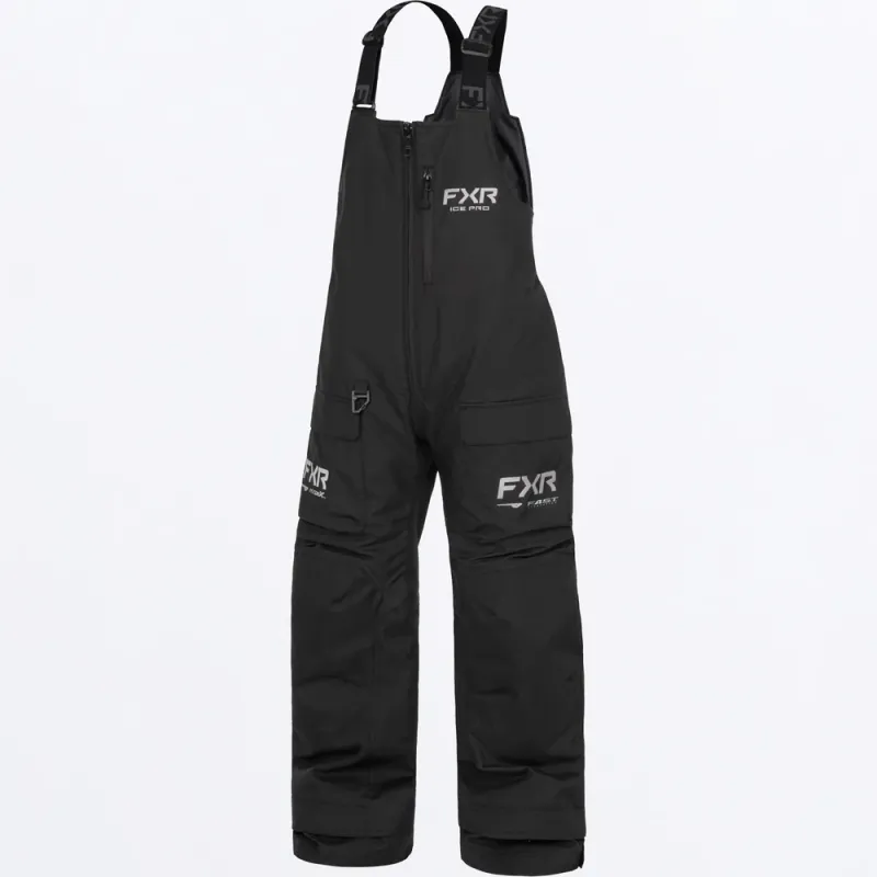 FXR Child Excursion FX Bib Pant 27, sort