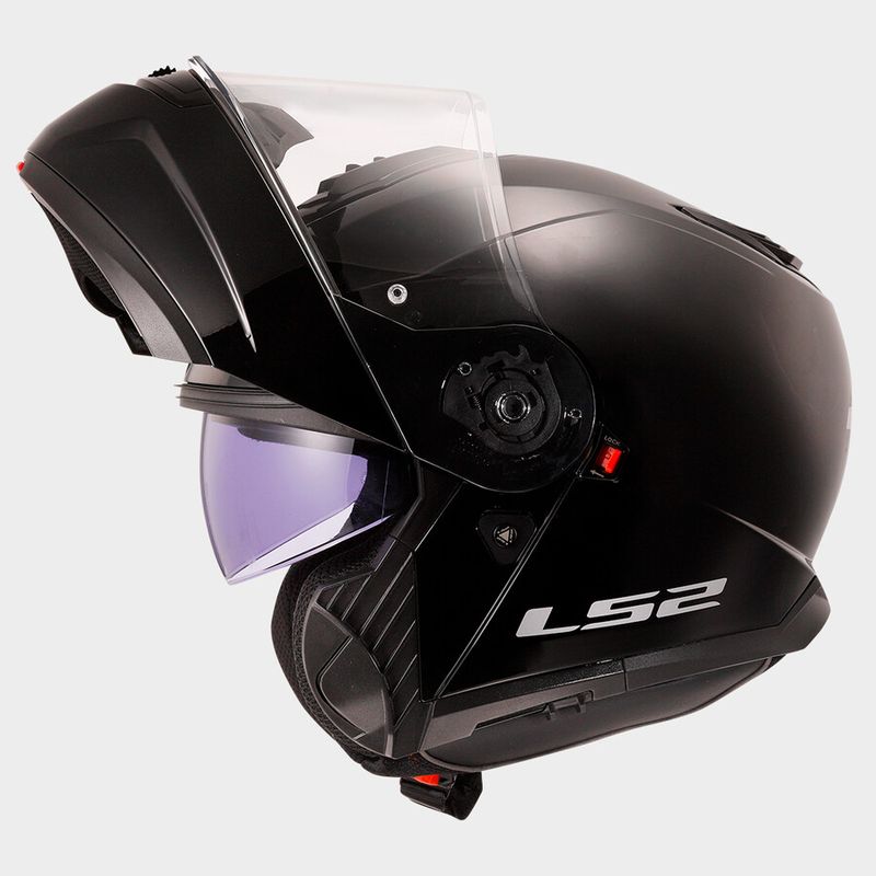 LS2 FF908 Strobe II Åpningshjelm, matt svart