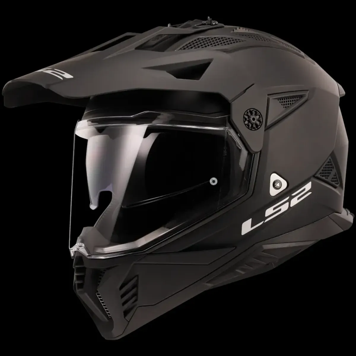 LS2 MX702 Pioneer II Endurohjelm, matt svart