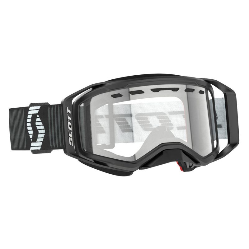 Scott Prospect 2.0 SMB SX Brille, sort/hvit (klar linse)