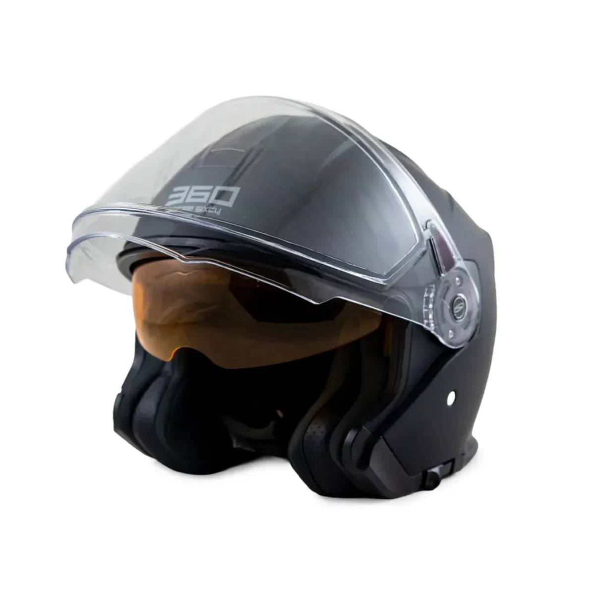 360 Touring 2.0 Halvhjelm, sort