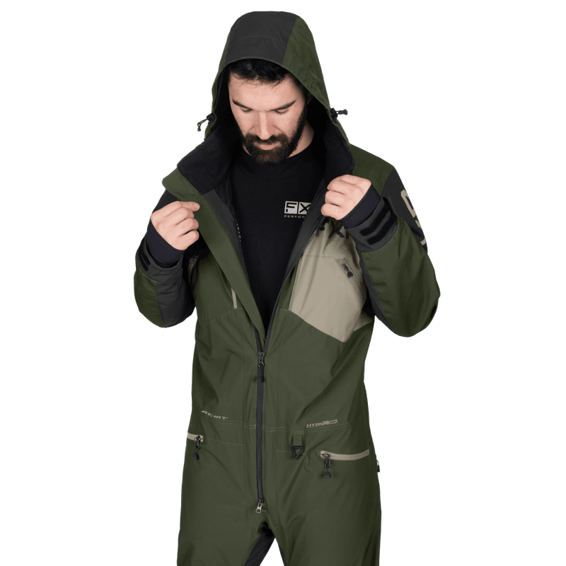 FXR M Vertical MTX Lite Monosuit 26, army/asphalt/stone